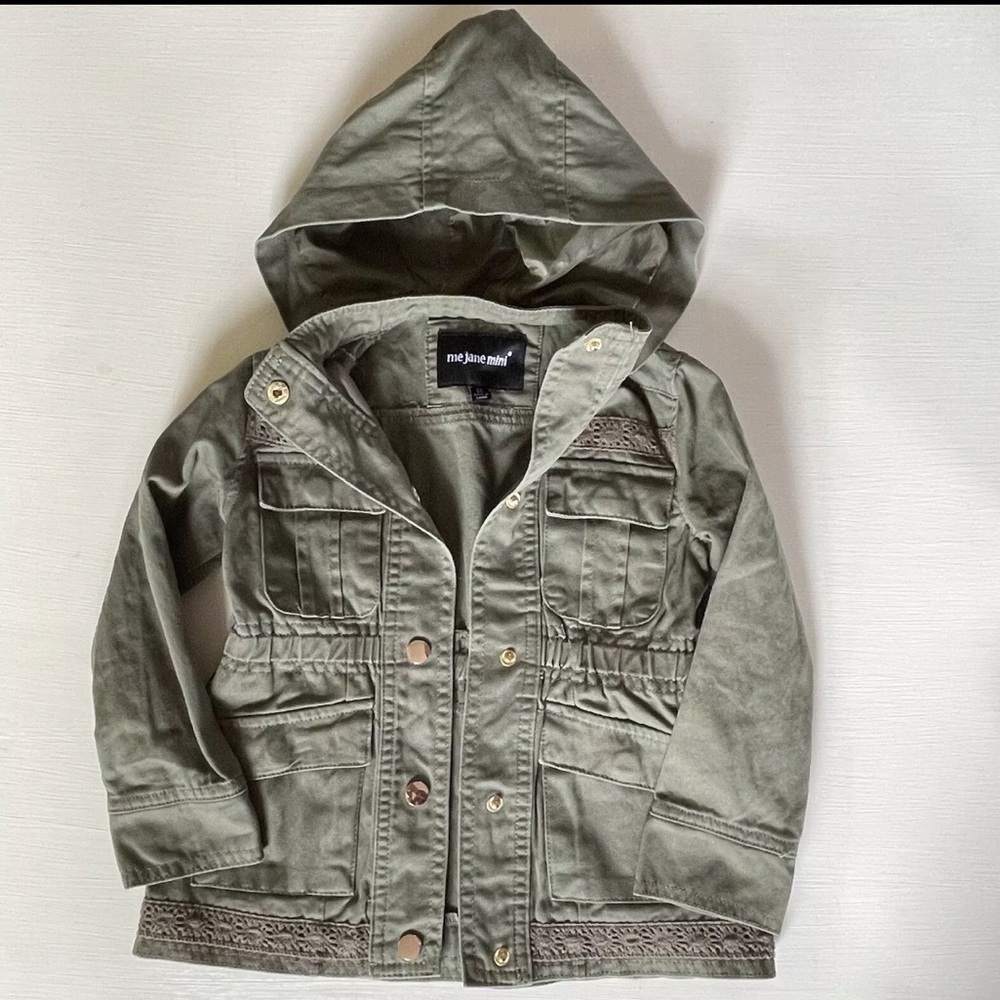 Me Jane Mini 3T‎ Hooded Green Jacket